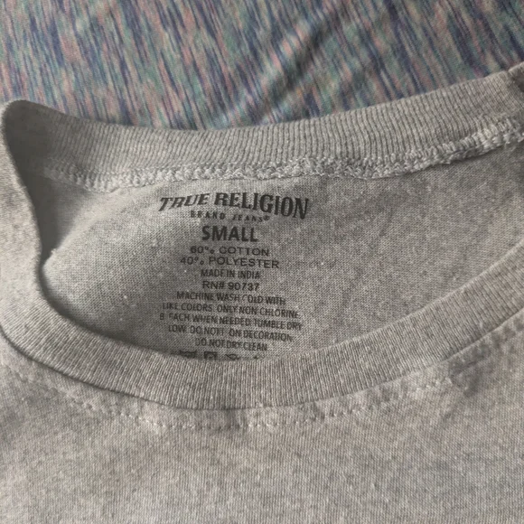 True Religion Boy's T-Shirt Pack White, Gray, Black